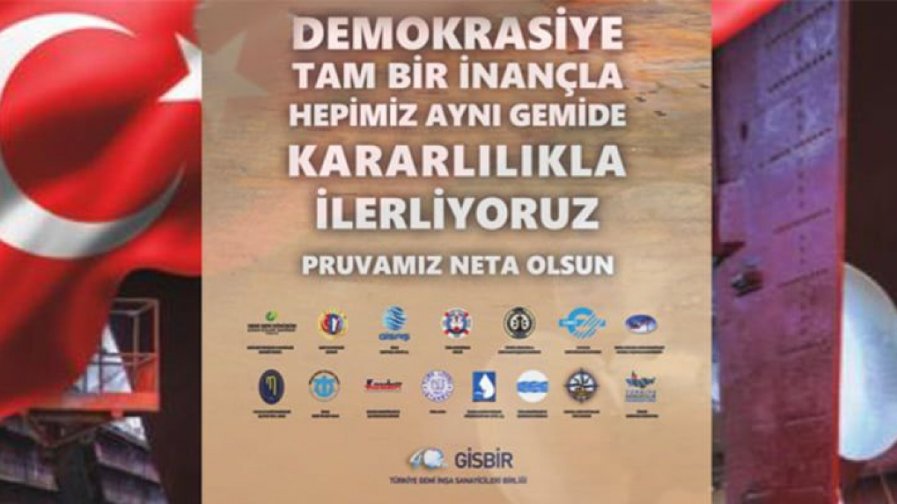 Demokrasiye Tam Bir İnançla Hepimiz Aynı Gemide Kararlılıkla İlerliyoruz