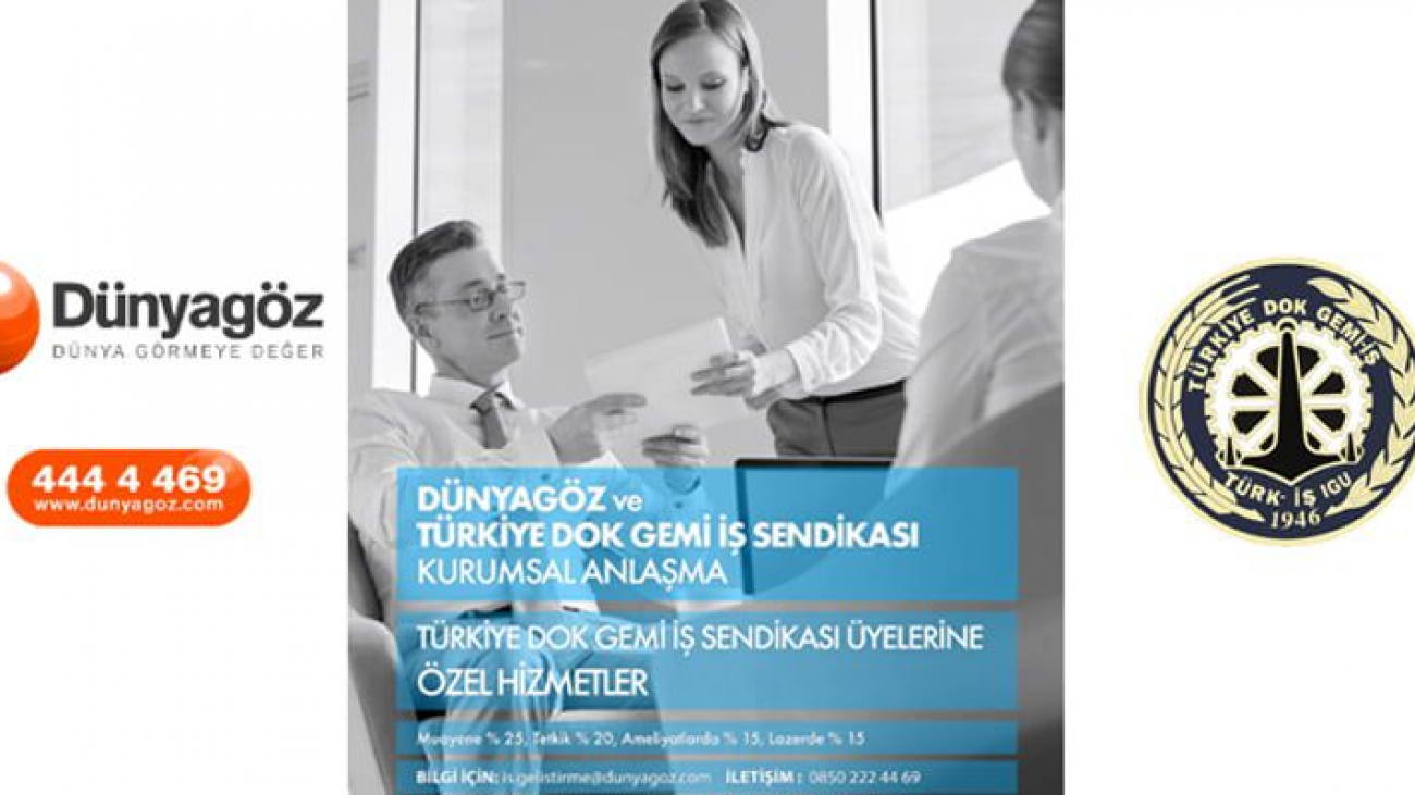 Dünya Göz Hastanesi ile Kurumsal Anlaşmaya Varıldı