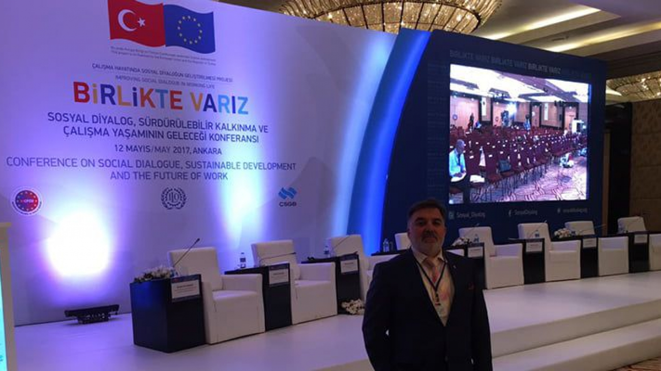 Sosyal Diyalog, Sürdürülebilir Kalkınma ve Çalışma Yaşamının Geleceği Konferansına Sn. Genel Başkanımız H. Necip Nalbantoğlu Katılmıştır